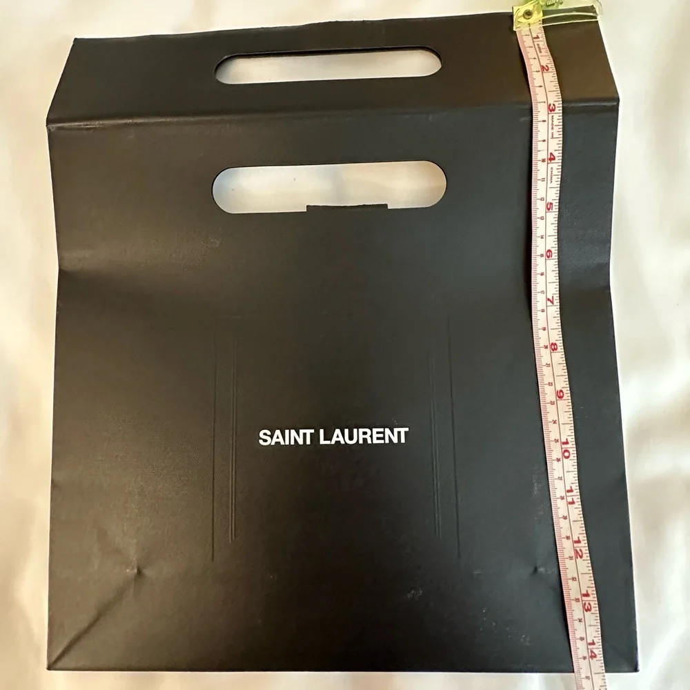 Authentic Saint Laurent Black Tote Gift Bag